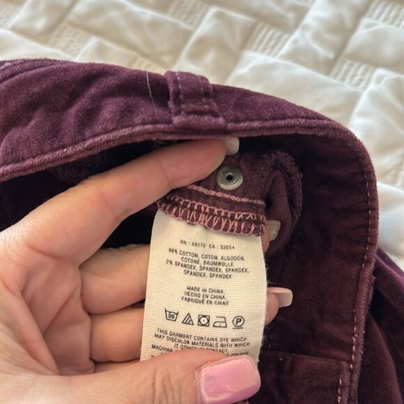 (BOGO FREE) Anthropologie Pilcro and the Letterpress Serif Cord Leggings Sz 27 - Picture 4 of 5